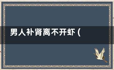 男人补肾离不开虾 (男人补肾好处)